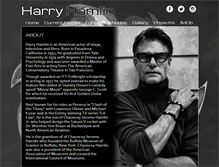 Tablet Screenshot of harryhamlin.com